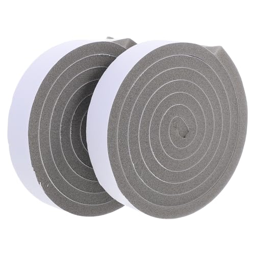 ARTIBETTER 2rolls Door Bottom Seal Strip Self-Adhesive Weatherproof Foam Insulation for and Doors Noise Reduction Energy Saving