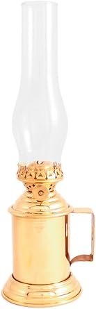 Vermont Lanterns Brass Tavern Mug Oil Lamp - Wall Lantern Brass 11.5"