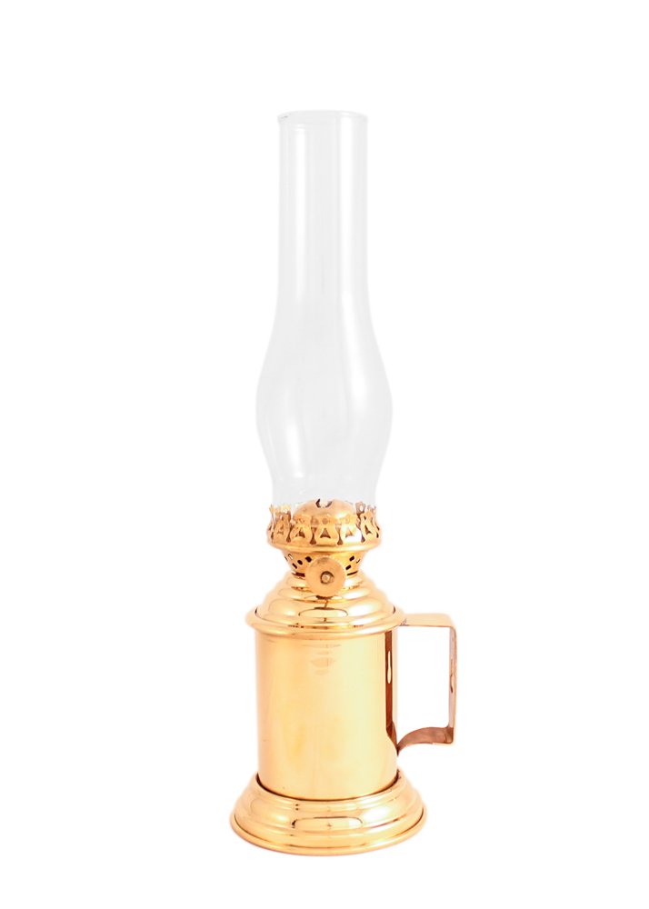 Vermont Lanterns Brass Tavern Mug Oil Lamp - Wall Lantern