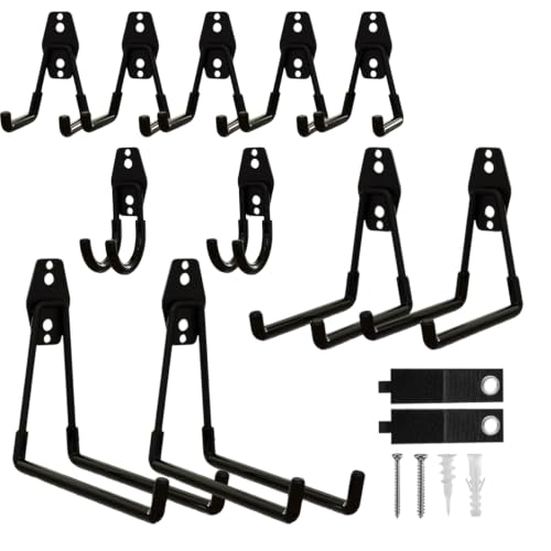 12-Pack Garage Wall Hooks