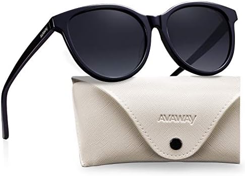 AVAWAY Fashion Sunglasses for Women Polarised UV Protection Ladies Eyewear for Photography Wandern Travelling Driving,Category 3