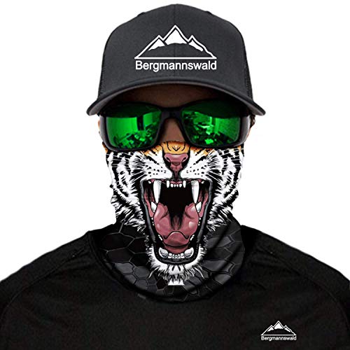 Preisvergleich Produktbild Bergmannswald® Multifunktionstuch nahtlos (1er Pack, Der Tiger)