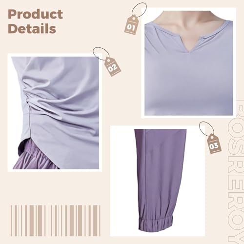 Ensemble deux pièces pour femme en polyester élasthanne respirant - 4