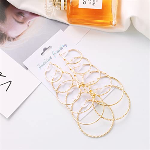 Boucles d'oreilles énormes légères pour femmes aux lobes sensibles - 5