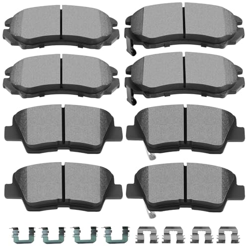 SCITOO D924 D1313 Ceramic Brake Pads Sets Front & Rear Fit For Hyundai For Sonata 2009-2010,For Kia For Soul 2010-2013
