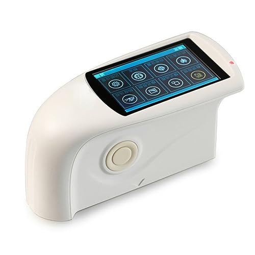 DISIROU Portable Colorimeter,Color Analyzer, Glossmeter HG60 Digital Marble Gloss Meter for Stone Reading Range 0~300 GU for Textile,Clothing, Footwear,Leather Industry