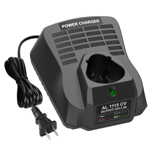 Energup AL1115CV Charger Replacement for Bosch Battery 12V Compatible with Bo-SCH 12V BAT411 BAT412 BAT413 and BAT414 Charger Replace for Bosch 12 v BAT414 Battery