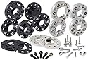 H&R DR-System Spürverbreiterungsatz 40mm pro Achse - Lochkreis 5x112 - Mittenzentrierung 66,5mm - System M14x1,25 - kompatibel mit BMW/Toyota/Mini, Silber
