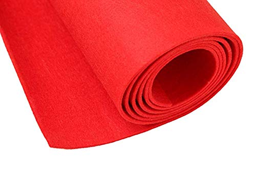 茶道具　もうせん　毛氈　萬壽毛氈　赤 茶器/茶道具 毛氈（もうせん）】 萬寿 厚み1mm ウール100% 赤