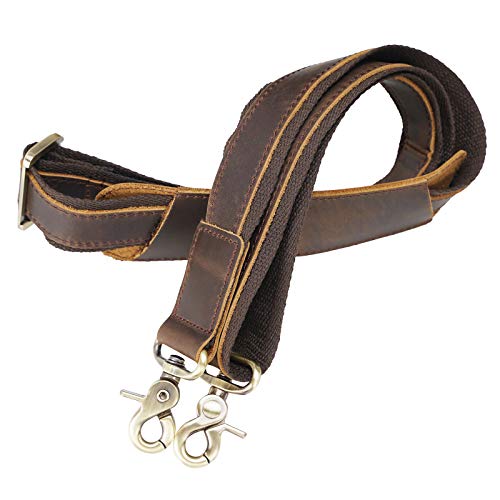 Polare 23'' Full Grain Cowhide Leather Weekender Duffle Bag Overnight Luggage Travel Carry on Duffel Bag For Men