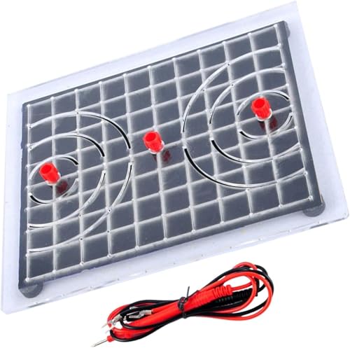 Experimentos de mapeo de campo eléctrico con equipo para física escolar 3