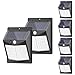 Solar Lights Outdoor, [6 Pack/3 Modes/50LED] SEZAC Motion Sensor Security Lights Solar Security Lights IP 65 Wireless Waterproof Outdoor Lights for Garden Patio Yard Deck Garage Fence Pool