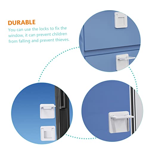Serrure de porte coulissante et limiteur de fenêtre SHINEOFI anti-chute pour enfant - 3