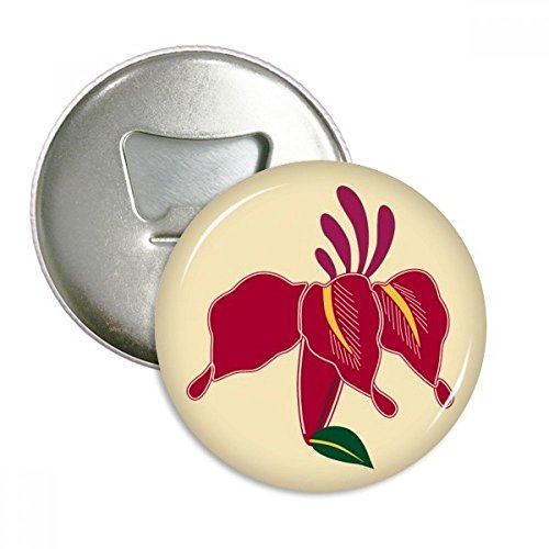 Ouvre-bouteille aimant et badge bouteille ronde peinture culture japonaise 3pcs - 2