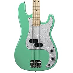 Sawtooth ST-PB-SGRP Guitare basse électrique 4 cordes EP Series Vert surf avec pickguard blanc nacré pour droitier - Les Beatles, Paul McCartney, John Lennon, RIngo Starr, George Harrison