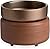 CANDLE WARMERS ETC 2-in-1 Candle and Fragrance Warmer for Warming Scented Candles or Wax Melts and Tarts with to Freshen Room, Golden Pewter Walnut