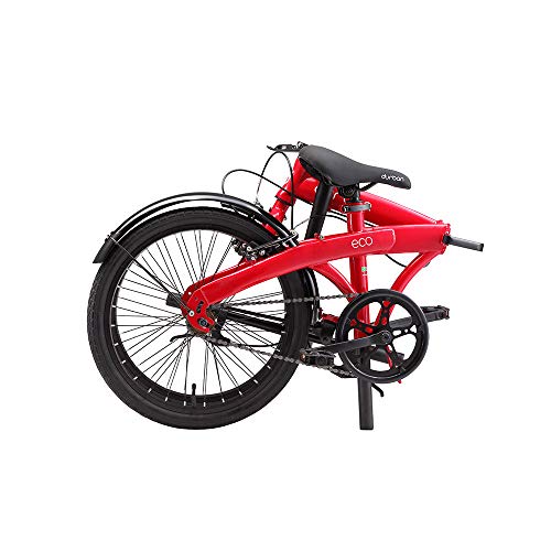 Bicicleta Eco Dobravel, Aro 20, 1 velocidade, Durban, Vermelha