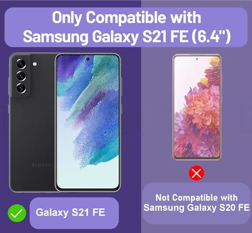 Image of HUMBLE HD Tempered Glass Screen Protector Compatible With Samsung Galaxy S21 FE (6.4 Inches) With 9H Hardness Edge To Edge Coverage And Easy Self Installation Kit (HD-S21FE)