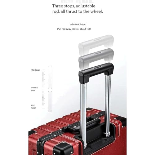 Luggage Suitcases Carry On Luggages Suitcase Lightweight Suitcase With TSA Lock Universal Wheels Aluminum Frame Carry On Luggage,Blue3