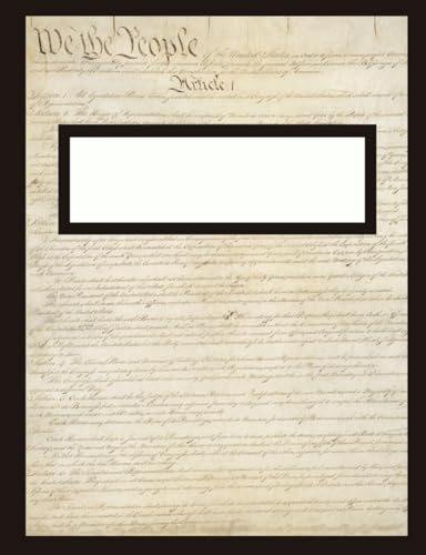 Patriotic Composition Notebook | Americana Themed Social Studies School Supplies for Civics, Government and History Classes image 2