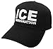 ICE - immigration deport wall republican - Embroidered Baseball Cap Hat, Black