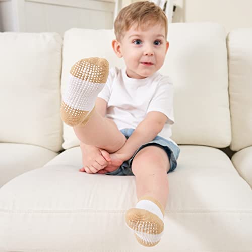 image for ZAPLES Baby Boys Non Slip Grip Ankle Socks with Non Skid Soles for Inf