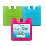 1Above Mini Freezer Blocks, Long Lasting Reusable Family Pack Ice Block Pack for Cool Box, Cooler Bag to Keeps Drink, Food, Lunchboxes Cool…