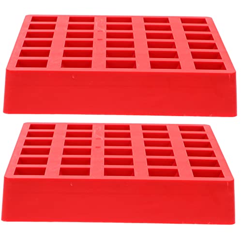 Caja decorativa para monedas OSALADI color rojo