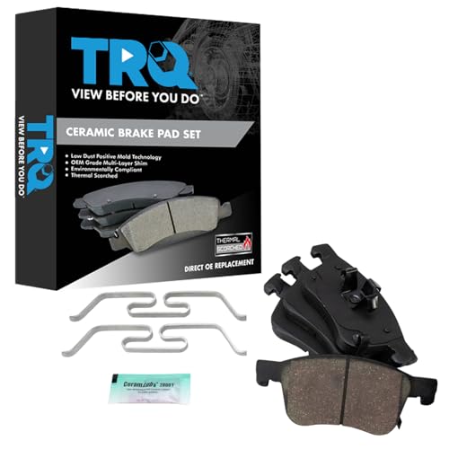 TRQ Front Brake Pads Ceramic Compatible with 2018-2022 Honda Accord