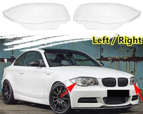 Couvercle lentille phare droit pour BMW Série 1 E81 E82 E87 E88 2003-2011 - 2