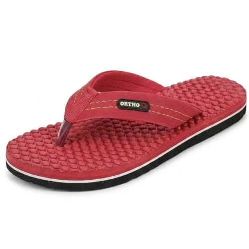 Image of ORTHO JOY House Slipper for Women's Care | Orthopaedic | Diabetic | Acupressure | Comfortable | MCR | Flip Flop Ladies and Girl's Home for Daily Use