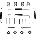 Wagner H17163 Drum Brake Hardware Kit, Rear