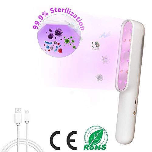 Ultraviolet light sanitizer, Portable Ultraviolet Disinfection Lamp, UV Light Mini Sanitizer Travel W