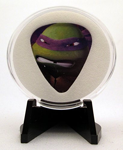 Teenage Mutant Ninja Turtles (Donatello-Face) Guitar Pick With Display Case & Easel - 100% MADE IN USA!