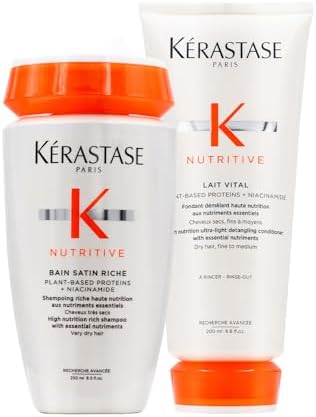 Kérastase Bain Satin 2 & Lait Vital (Shampoo & Conditioner) Duo