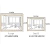 The Shadowbox Decoration, Tabletop Decoration, LED Luminous Photo Frame, Shadow Flow, Light and Shadow Rotation, Artwork with Unique (Small,G)