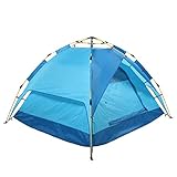 CHEXIAO Zelt, Bergsteigen Zelt Zelt Strand Kuppelzelt 3-4 Personen Zelt. (Farbe : Blau)