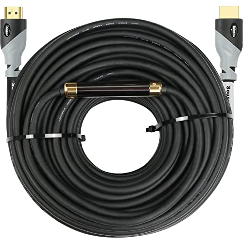 Tainston High Speed HDMI Cable/HDMI Cord(75 Feet/75 ft) 2.0 Version Built-in Signal Booster CL3 Rated-Support 4K 3D Ethernet 1080P and Audio Return Channel