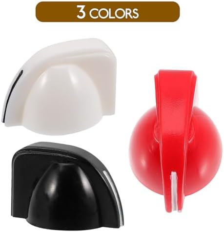 NUOBESTY 12 adet efekt pedalı düğmeler, plastik ses seviyesi ayarı, ses ekipmanı ve e-bas için, uzun ömürlü potansiyometre, döner düğmeler, hediye seti - Görsel 4