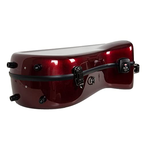 Crossrock Pro-Grade Tenor Saxophone Case | Crimson Red, TSA Lock, Stylish & Elite Protection, Detachable Straps, Accessory Pocket for Professional Musicians - Thumbnail 6