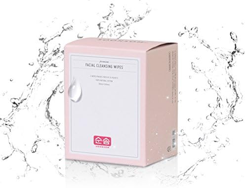 SoonSom Korea - 3-in-1 Facial Cleansing Wipes/Towelettes, individual package 2 wipes/25 pcs