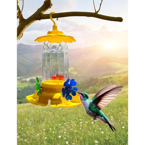 Bebedouro Beija-Flor Prime 350ml Ave Água Passarinho Flores Primavera (Vermelho, Único)