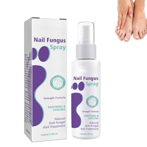 100ML Spray per la riparazione di funghi delle unghie,Spray antifungino del piede,trattamento extra forte, trattamento funghi per unghie dei piedi (1 pezzo)