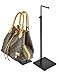 Black Metal Handbag Rack Women Handbag Stand Holder with Adjustable Height