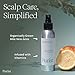 Purist Dandruff Spray – Leave-In Itchy, Dry Scalp Treatment – Hydrating, Lightweight, Soothing Scalp Moisturizer – Scalp Care Spray for Dryness, Dandruff, Flaky Scalp – Non-Greasy and Quick Relief