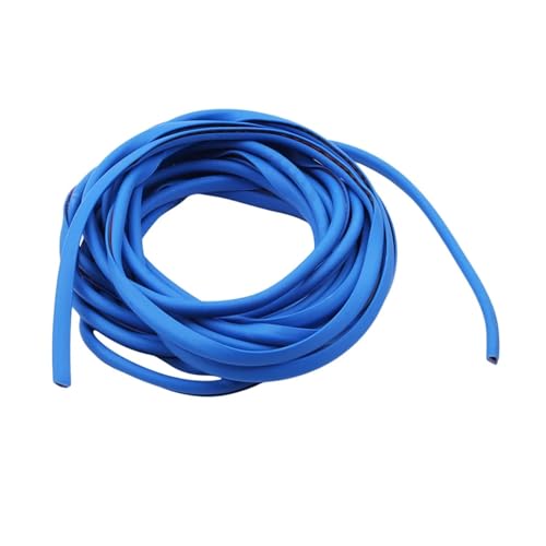 Protection de portière voiture anti-choc caoutchouc bleu - 2
