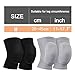KiBcsLic 2X Knee Pads Knee Support Football Breathable Portable Protectors Protection Sleeves for Skiing Powerlifting Tennis, Black