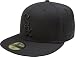 MLB Chicago White Sox Black on Black 59FIFTY Fitted Cap, 7 1/2