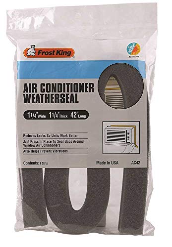 Air Conditioner Foam Weather Seal, 1.25 x 1.25 x 42-In.