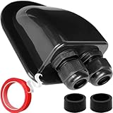 Xiatiaosann 太陽ケーブルの記入項目のグランド ハウジングは 3mm の ² から 12mm の ² ケーブルのための RV、キャラバン、海兵隊員、ボートの太陽電池パネルの配線の取付金具の黒、太陽電池パネルのための IP68 を防水します